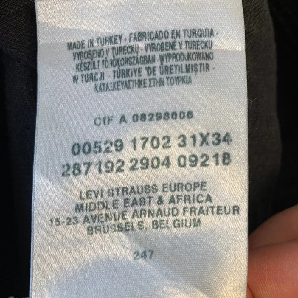 Vintage 529 Levi's Dark Blue Jeans - Picture 7 of 8